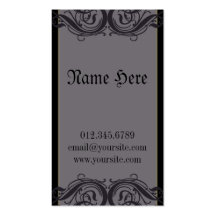 Morticia Business Card