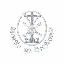 Mortis et Orationis symbol embroidered shirts