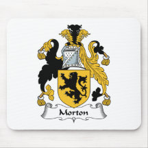 Morton Family Crest Mouse Mats