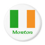 Morton Irish Flag magnets