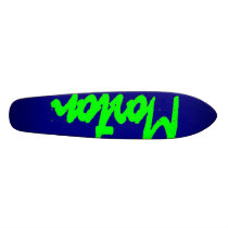morton og lime/dark blue deck skateboards by mortonskates morton og lime/dark blue deck skateboards