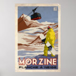 Morzine - Vintage Effect Poster