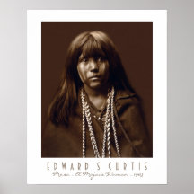 Mosa - A Native American Mojave Woman - 1903 Poster