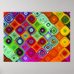 Mosaic Abstract Art Print