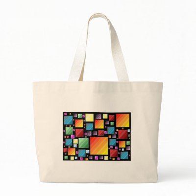 Mosaic Canvas Bags by dndartstudio
