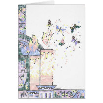 Mosaic Bat Mitzvah cards