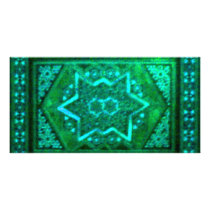 Mosaic Box Green photo cards by JudyMarisaEclecticCo Mosaic Box Green photo cards