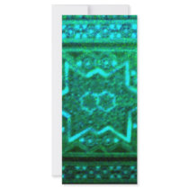 Mosaic Box Green rack cards by JudyMarisaEclecticCo Mosaic Box Green rack cards