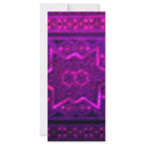 Mosaic Box in Purple Rack Card Design