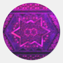 Mosaic Box in Purple Stickers