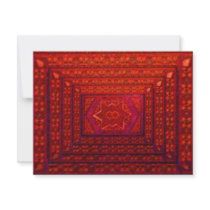 Mosaic Box in Red invitations by JudyMarisaEclecticCo Mosaic Box in Red invitations