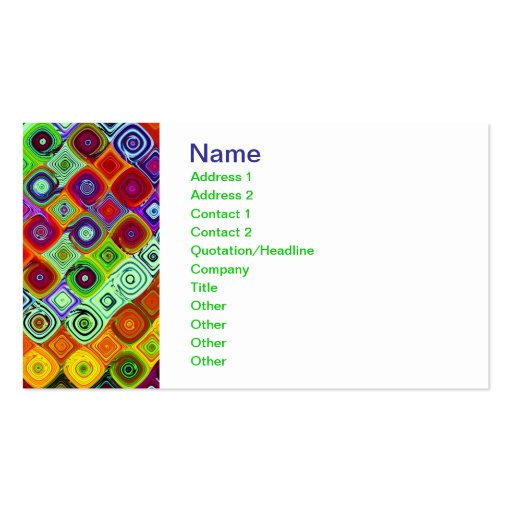 Mosaic Business Card