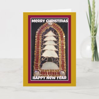 Mosaic Christmas & New Year Card