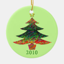Mosaic Christmas Tree Ornaments