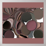 Mosaic Circles Poster