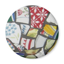 Mosaic - Dark Gray Grout magnets