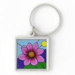Mosaic Flower Keychain