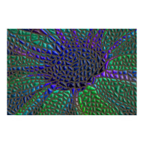 Mosaic flower posters by JessBurnette Mosaic flower posters
