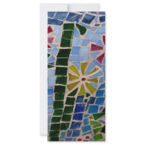 Mosaic Flowers rack cards by MarciaJeanne Mosaic Flowers rack cards