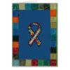 Mosaic Frame For Autism Awareness Greeting Card