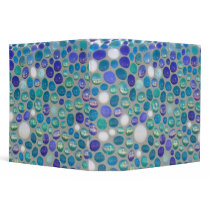 Mosaic Glass Pebbles binders by JuJuGardens Mosaic Glass Pebbles binders