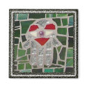 Mosaic Hamsa Heart Evil Eye on Green magnets by jomodad Mosaic Hamsa Heart Evil Eye on Green magnets