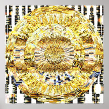 Mosaic Mandala 1.7 Poster