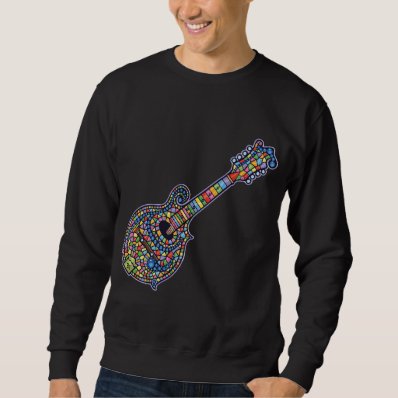 Mosaic Mandolin Pull Over Sweatshirts