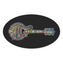 Mosaic Mandolin Stickers