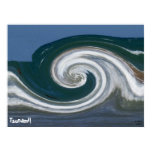 Mosaic Modern Abstract Art Tsunami! Poster Print