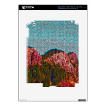 Mosaic Mountain Decal For iPad 3