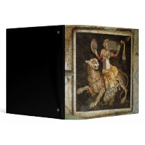 Mosaic of Dionysus riding a Leopard c.180 AD Vinyl Binder