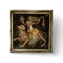 Mosaic of Dionysus riding a Leopard c.180 AD Buttons