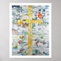 Mosaic of the Cross Print