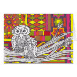 Mosaic Owls 1 card Mosaic Owls 1 card