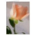 Mosaic Pale Pink Cut Rose 1 Angelic card