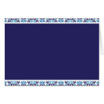 Mosaic Pattern Blue Card