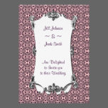 Mosaic pattern (Violet) invitations