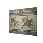 Mosaic pavement from the Roman villa at Low Gallery Wrapped Canvas