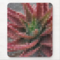 Mosaic Red-Green Aloe 5 mousepad