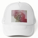 Mosaic Rose - Subdued Red Pink Mauve hats