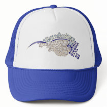 Mosaic Seagull hats by satelliteg Mosaic Seagull hats