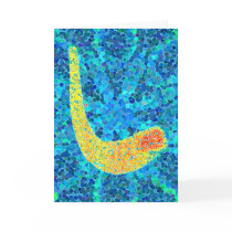 Mosaic Shofar Cards