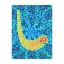 Mosaic Shofar Postcard