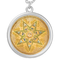 Mosaic Star Necklace - Mosaik Stern Halskette