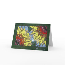 Mosaic Sunflowers cards