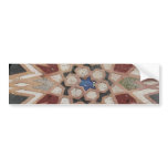 Mosaic tesselate ornamental star - Sticker Bumper Stickers