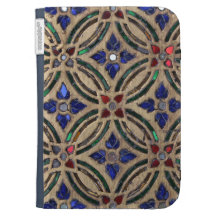 Mosaic tile pattern stone glass Moroccan photo Kindle 3 Cases