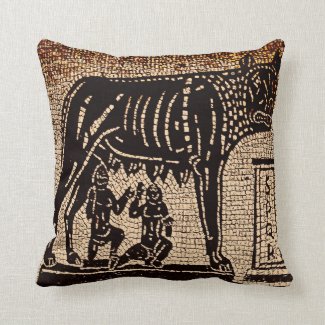 Mosaics of Rome Italy Pillow