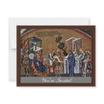 Mosaics Of The Church Kahri-Djami Scene In Istanbu Personalized Invitation
